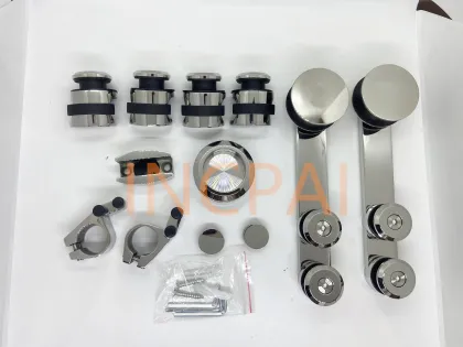 sliding door rollars zinc alloy barn door hardware