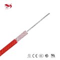 Ul 3071 22# fio de borracha de silicone vermelho
