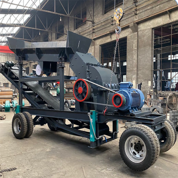 PE400X600 Mobile Gold Ore Crusher Crusher Crusher για καυτή πώληση σε μικρά μίνι ντίζελ κινητή κινητά ροκ πέτρα ενέργεια εξόρυξη