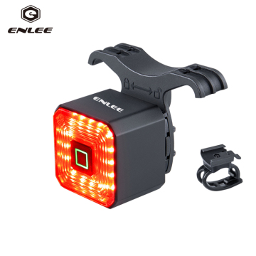 ENLEE Auto Start/Stop Brake Sensing IPX4 Waterproof Smart Bicycle Rear Light