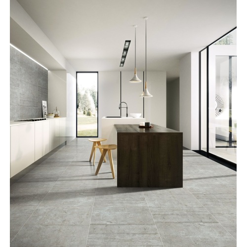 Matowy wykończenie Cement Look Porcelanowe płytki podłogowe