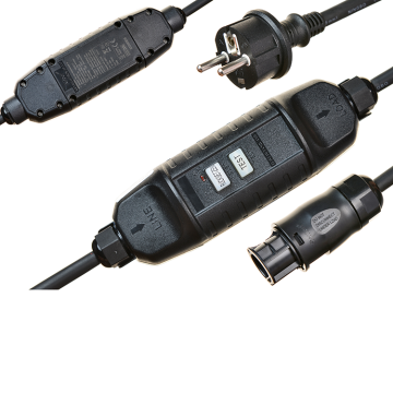 16A Straight Schuko AC Power Cord with Leakage Protection and BC01 Connector