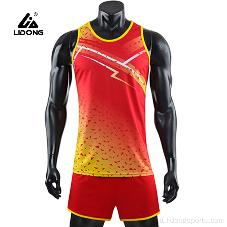 Allenamento maschile Jogging Sports Track and Field Suit