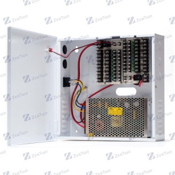 12V 10A cctv camera power supply 18CH 11v 12v 13v 14VDC adjustable hot sell new design