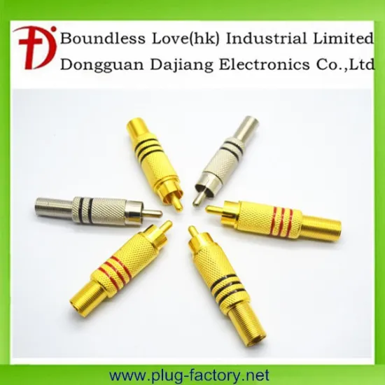 High quality Male Metal RCA Connector