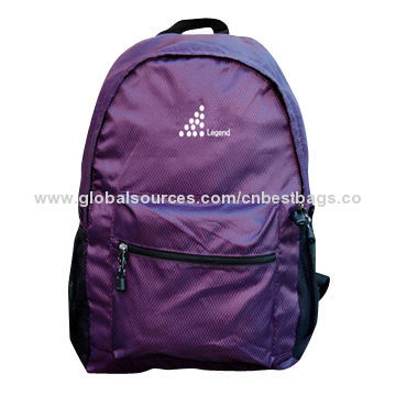 Hot Sale Factory Supply Polyester Foldable School Bag with Colorful, Customize SizeNew