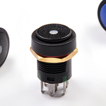 Waterproof IP67 Pushbutton Switch with Light