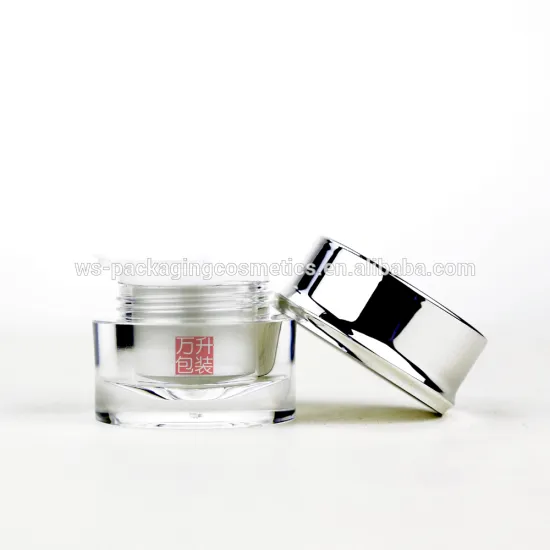 Round New Plastic Acrylic Cream Make Up Packaging