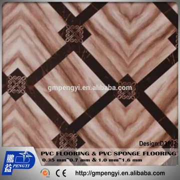 High tear resistance qualified supplier FOB GuangZhou PVC vinyl flooring mat roll
