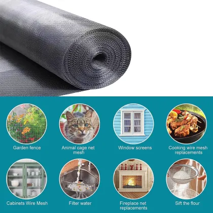 Security Window Screen Mosquito Net Fly Screen for Doors and Windows
