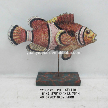 metal fish arts for table top decor