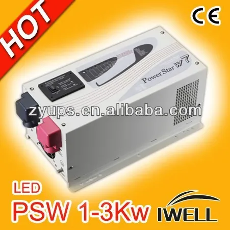 24VDC/12VDC/48VDC LED LCD 1Kw-6Kw solar inverter 24VDC