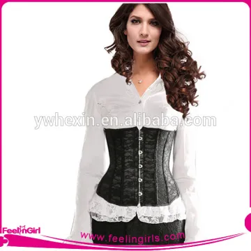 Wholesale Black Hot Sexy Underbust Waist Shaper Corset
