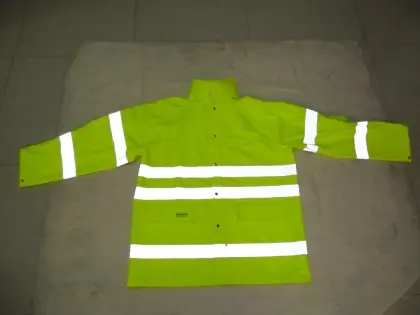 Hi Visibility  PU Raincoat Rain Suit