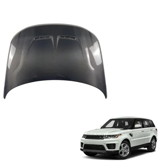 Range Rover Sport SVR Style Engine Cover Hood Scoop L494 Carbon Fiber Front Bonnet For Land Rover Range Rover Sport Engine Hood