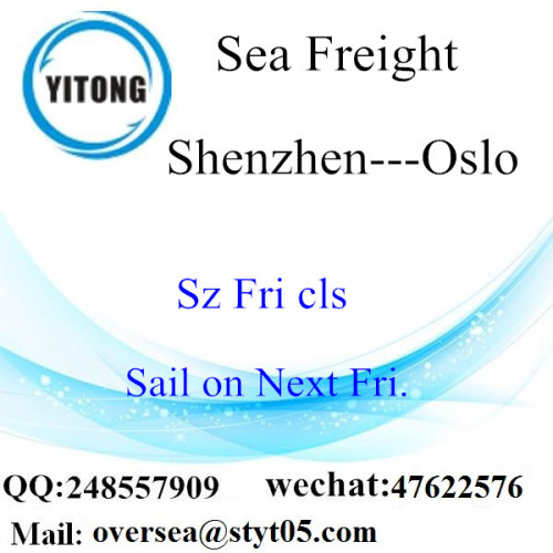 Shenzhen Port LCL Consolidation to Oslo