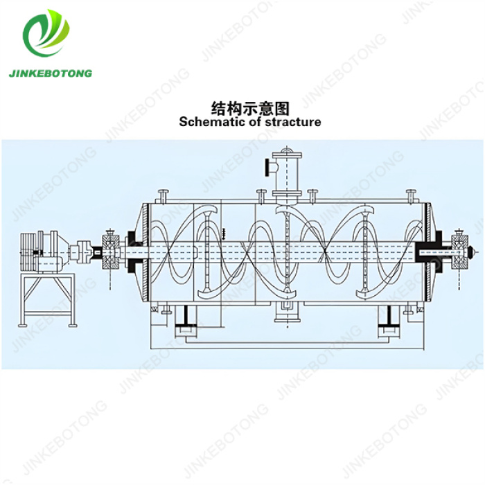 Vacuum Hollow Drying System with High Efficiency