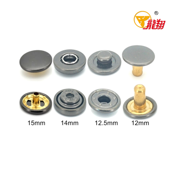 451# Multi-Size Brass Snap Fastener Set
