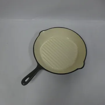 Enamel Round Cast Iron Fry Pan