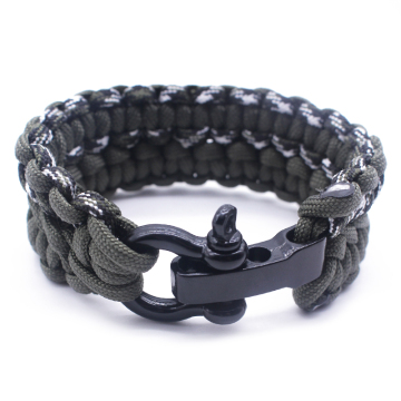 Tactical Adjustable Survival Bracelet - Outdoor 550 Paracord Emergency