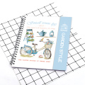 Custom garden style magnetic snap sketch notebook