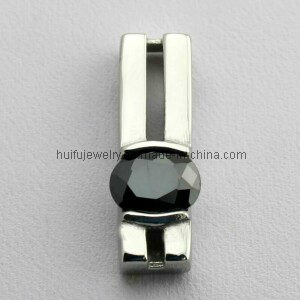 Black Diamond Charms Necklace Pendant for Lady