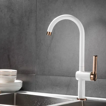 Hot Sale High Quality White Kitchen Faucets