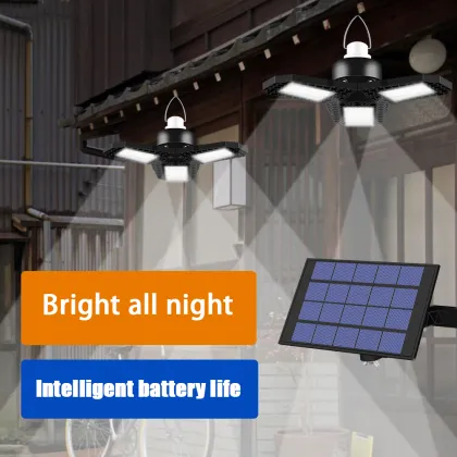 Adjustable Waterproof LED Garage Lights - Solar-Powered LED Garden Lights