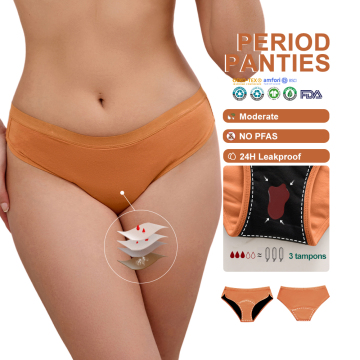 Bamboo No PFAS Grace Custom Period Panties for Teenagers