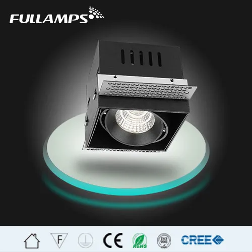FR1054 cob 10w led warm white grille lights,Sharp COB lens diffuser China Manufacturer