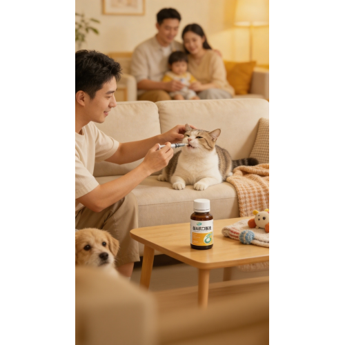 OEM Pet A Vitamini Reishi Mantarı ve Laktoferrin İçeren Oral Sıvı