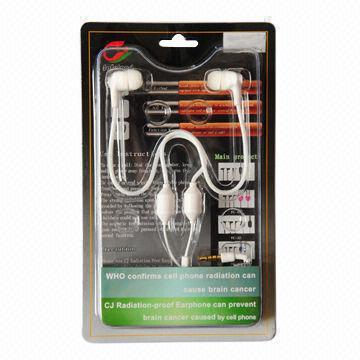 Low radiation headphone, 1mW rated power