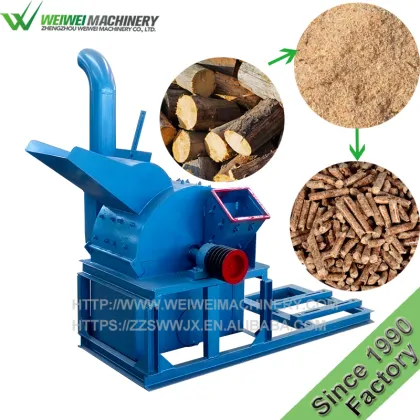Chipper Wood Forestry Machinery: Harvester, Shredder for Branches, Leaves, and Palm Crusher