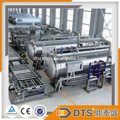 Nestle coffee sterilization line/beverage autoclave/Horizontal Continuous Sterilization Line /