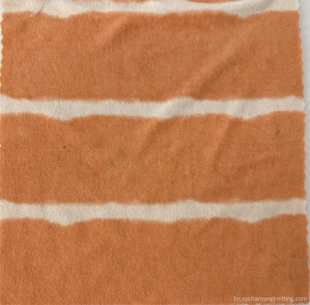 বাচ্চাদের পোশাক জ্যাকার্ড লেটার টেরি কাপড়