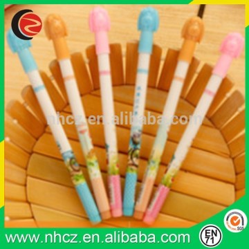 2016 colored plastic gel pen for children