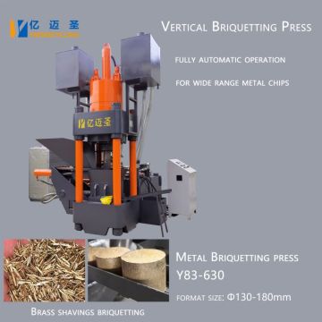 Metall -Brikette -Maschine für Messingchips