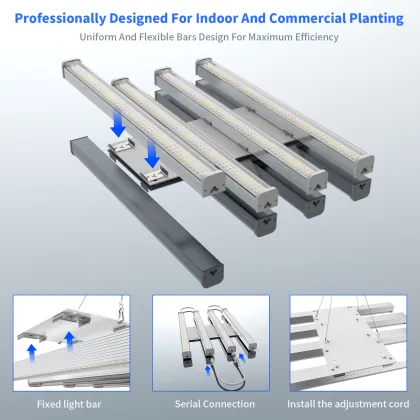 NEW EVERLIGHT lm301H UV IR Full Spectrum Plant LED Grow Light Bar