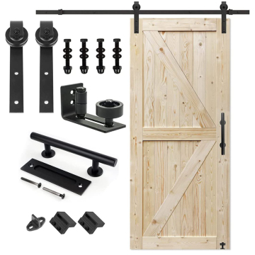 Kit de hardware de puerta de granero deslizante Conjunto de guía de piso