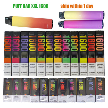2022 Puff XXL Disposable Device 1600+ Puffs