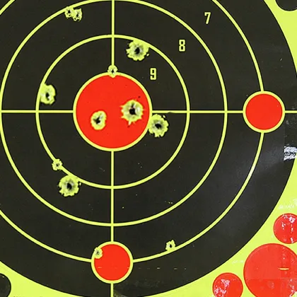 12 Inch Stick & Splatter Reactive Splatterburst Targets - Self-Adhesive BB Pellets Paper Shooting Targets