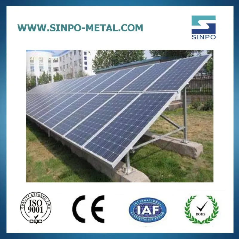 Galvanized Iron C Channel Solar Mounting Structures
