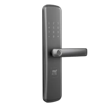 Fingerprint Recognition Smart Door Lock With Handle