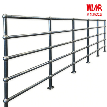 Balustrade à structure en acier galvanisé de haute qualité