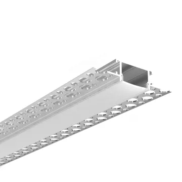 Super Good Quality Slim Recessed Gypsum Plaster Gesso Drywall Aluminum Extrusion Profiles (53mm, 61.5mm, 88mm, 98mm Width)