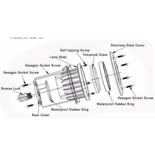 Đèn chiếu sáng ngoài trời có bọt ngoài trời 7watt