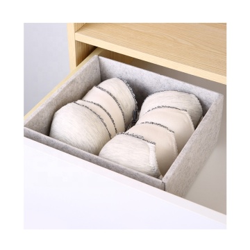 Panier de rangement gris pliable - Grande armoire d'armoire d'organisation de l'organisateur