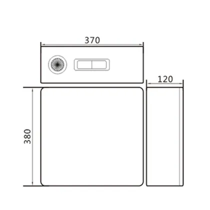 Wall Hung Strong Flush Plastic Squat Toilet Tank