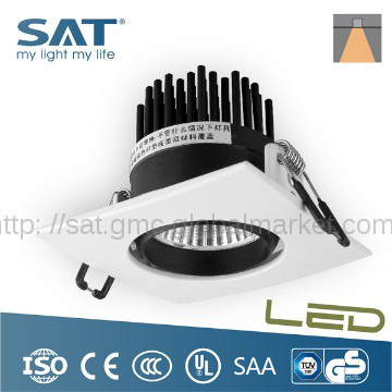 Square 7w led ceiling spotlight hotel led lighting
