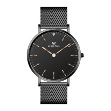 Lady Minimalist Wrist Watch With Mesh Band